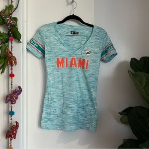 NFL Apparel Miami Dolphins Short Sleeve Womens Top